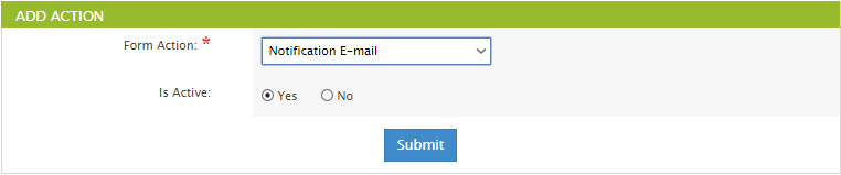 notification email