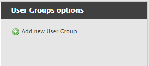 add user group