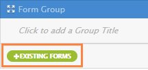 Existing forms button