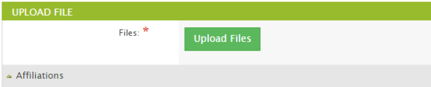 Upload Files button